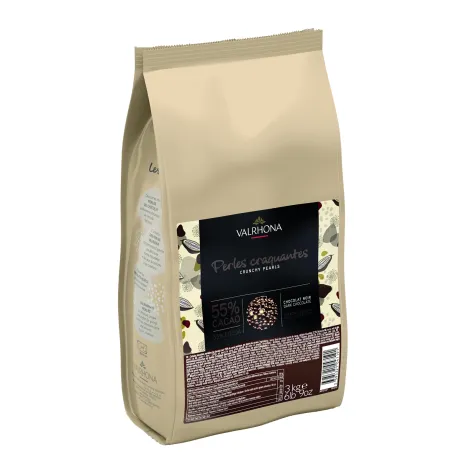 Valrhona Dark Chocolate Crunchy Pearls